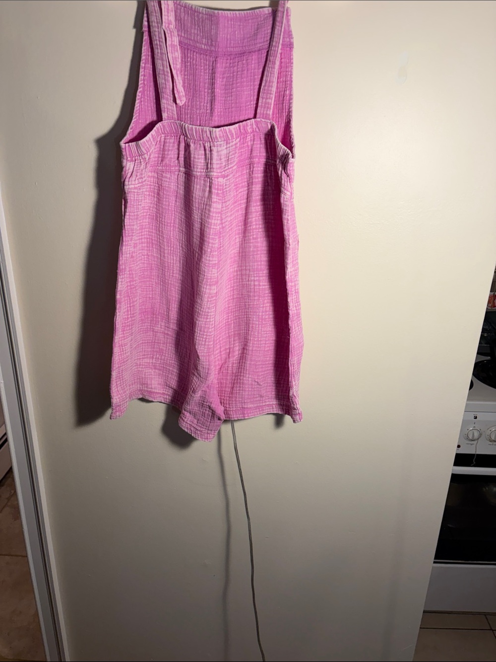 Zenana Outfitters Pink Gauze Romper Shorts